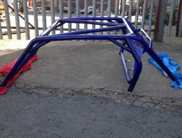 Buggy frame – R1 blue with sparkly laquer